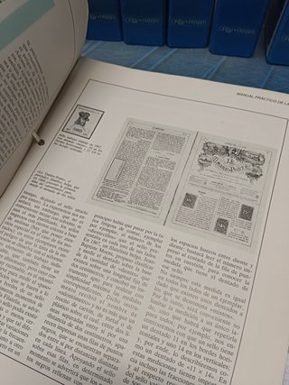 coleccion, SELLOS DEL MUNDO. 8 ARCHIVADORES con fichas y sellos de cada pais, COMPLETA. ORBIS FABBRI
