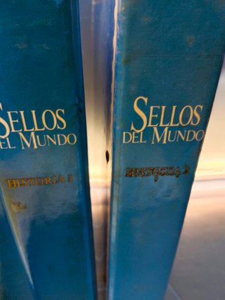 coleccion, SELLOS DEL MUNDO. 8 ARCHIVADORES con fichas y sellos de cada pais, COMPLETA. ORBIS FABBRI
