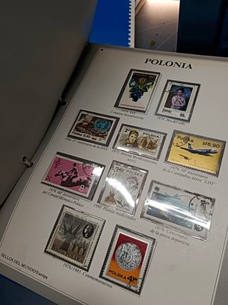 coleccion, SELLOS DEL MUNDO. 8 ARCHIVADORES con fichas y sellos de cada pais, COMPLETA. ORBIS FABBRI