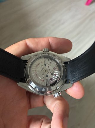 Omega Seamaster Planet Ocean GMT Negro/Plata