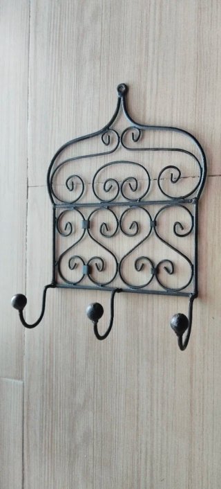 Perchero de forja decorativo