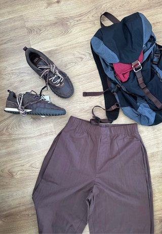 Burgundy wide leg flowing  Zara pants