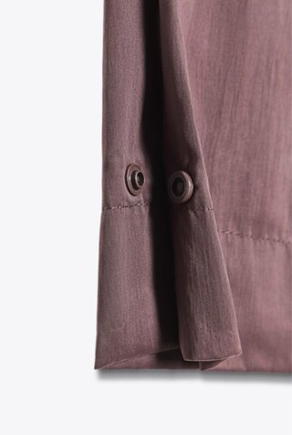 Burgundy wide leg flowing  Zara pants