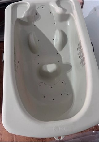 Bañera Jané con cambiador y bandeja