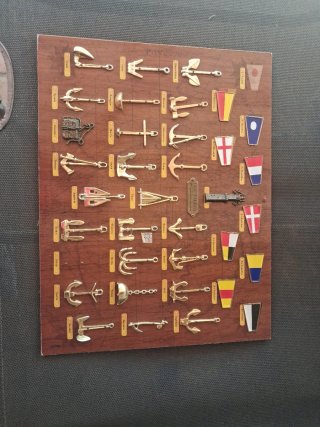 Cuadro Coleccionable Náutico Anclas