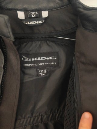 Giacca in pelle Giudici moto con protezioni