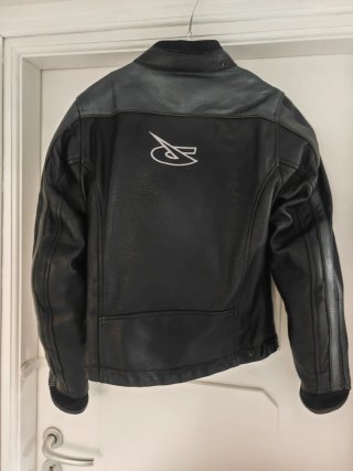 Giacca in pelle Giudici moto con protezioni