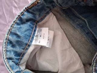 Jeans azul claro talle recto