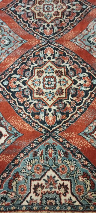 Alfombra Persa 2,96x2,0 m tejida a mano