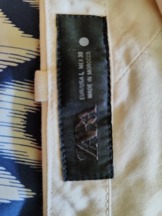Pantalón beige mujer talla L nuevo