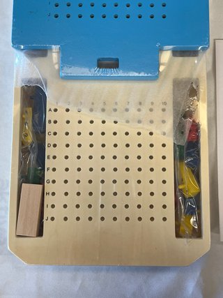Juego Hundir la Flota Madera Pequeño Pie