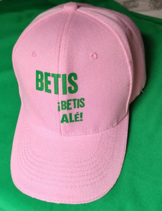 Gorra Betis  Rosa ¡Betis Alé!
