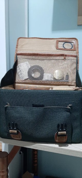 Bolso Cámara Vintage FIRSTLINE Acolchado