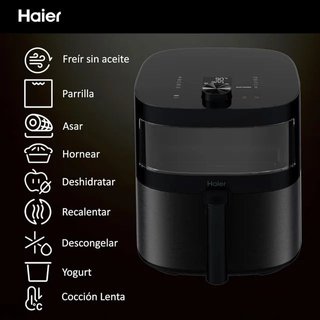 Freidora de Aire Haier con Accesorios