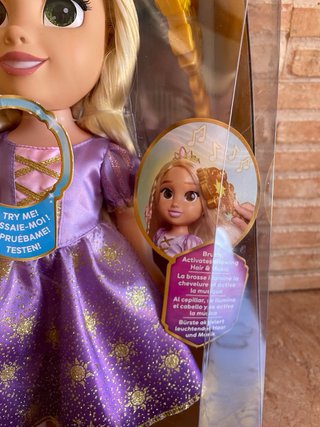 Muñeca Disney Princess Rapunzel Hair Glow