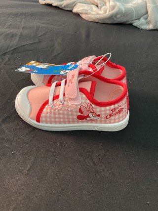 Zapatos Minnie Mouse Niña Rojo y Blanco