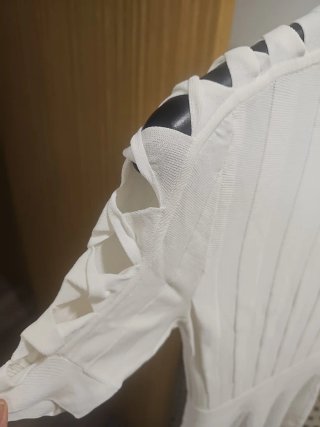 Vestido The Kooples blanco T1 (XS)