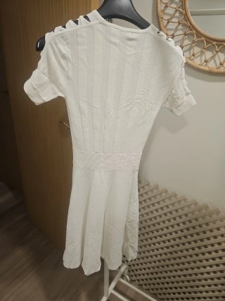 Vestido The Kooples blanco T1 (XS)