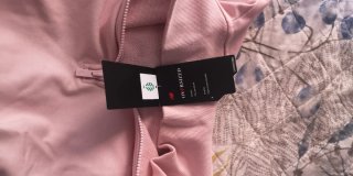 Sudadera New Balance Rosa con Cremallera