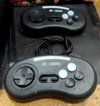 Consola Mega Force BS-500AS Negra/Roja