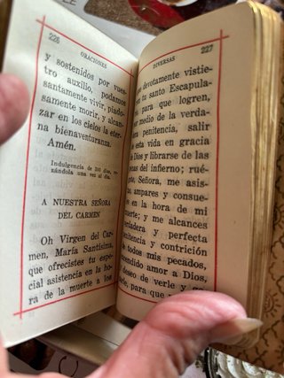 Devocionario antiguo Obispado Barcelona 1932