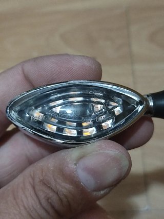 Intermitentes LED Moto Cromados