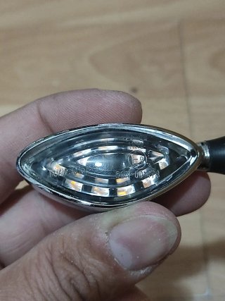 Intermitentes LED Moto Cromados
