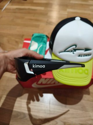 Gorra y Gafas Kimoa Aramco F1 Alonso