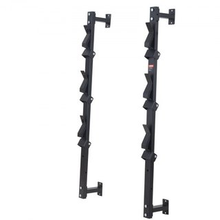Soporte para Desmalezadora, Soporte para Desmalezadora de 3 Plazas, Soporte para Remolque con Cerradura de Contraseña de Aleación de Zinc, Montaje en Pared o Montaje en Remolque Cerrado para Desma...