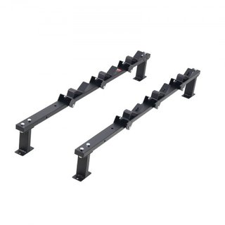 Soporte para Desmalezadora, Soporte para Desmalezadora de 3 Plazas, Soporte para Remolque con Cerradura de Contraseña de Aleación de Zinc, Montaje en Pared o Montaje en Remolque Cerrado para Desma...