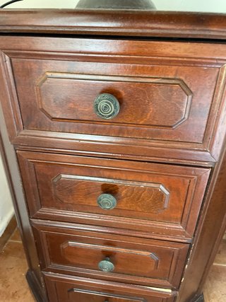 Mueble auxiliar 4 cajones madera