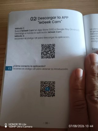 Cámara Vigilabebés iGeek 2.5K Wire-free