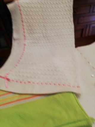Saco y mantón de bebé hecho a mano
