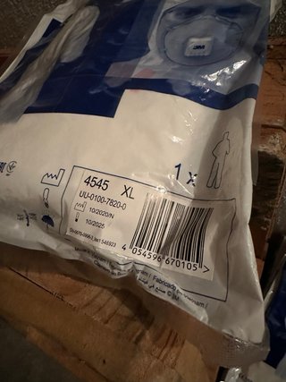 3 Monos Protección 3M 4545 Talla XL  (1-8€ 3-20€)