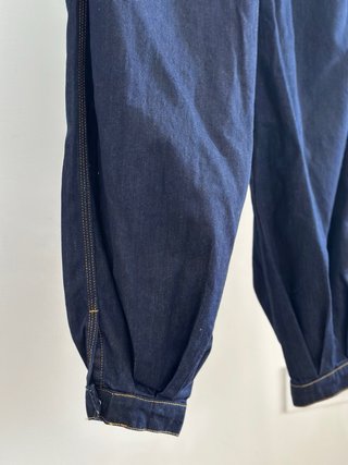 Pantalones anchos azul marino Alladin Balloon Zara