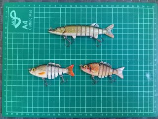 Señuelos de pesca Swimbaits articulados