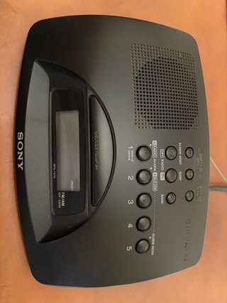 Radio Despertador Sony ICF-C233 Negro