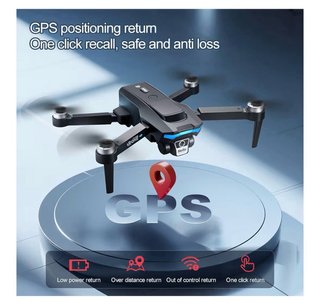 Dron GPS con cámara dual 4K adultos, pantalla 4,5”