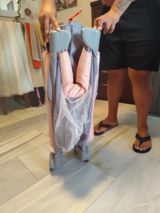 Cuna de bebé plegable