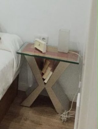 Mueble TV estilo chino y mesitas a juego