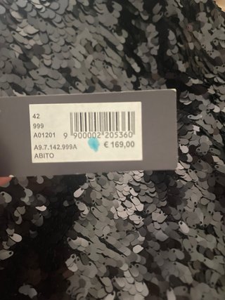 Vestito Laltamoda Paillettes Nero