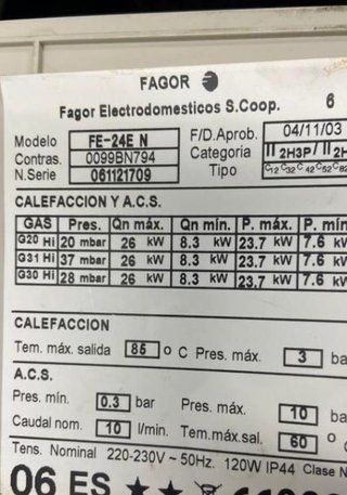 FAGOR FE 24 E N