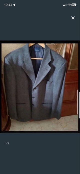 Americana caballero gris talla L