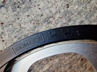 ●BROMPTON● Bielas, plato 50T y protector