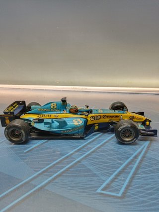 Alonso Renault R24 2004 Mattel, Hot Wheels 1:18. Maqueta coche Fórmula 1.