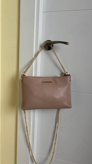 Bolso Clutch Piel CaféNoir Rosa Palo