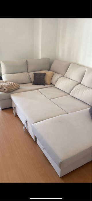 Sofá Cama Chaise Longue con Almacenamiento