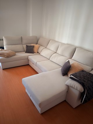 Sofá Cama Chaise Longue con Almacenamiento