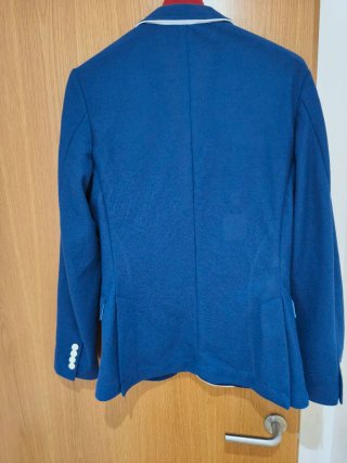 Americana Zara Hombre Azul Marino Talla M