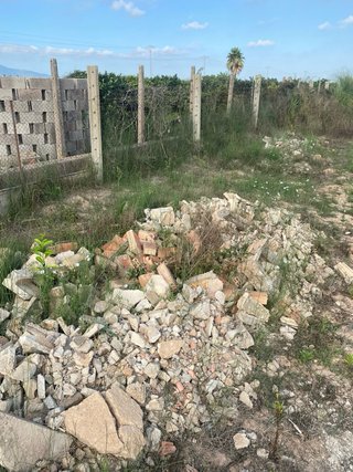 Residuos de hormigón de construcción